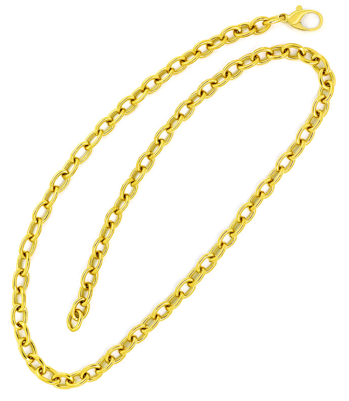 Foto 3 - Anker Goldkette in 47cm Länge aus massivem 14K Gelbgold, K3278