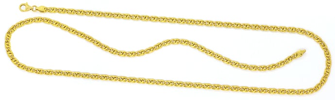 Foto 1 - Pfauenauge Goldkette 60cm lang in 18K Gelbgold, K3343